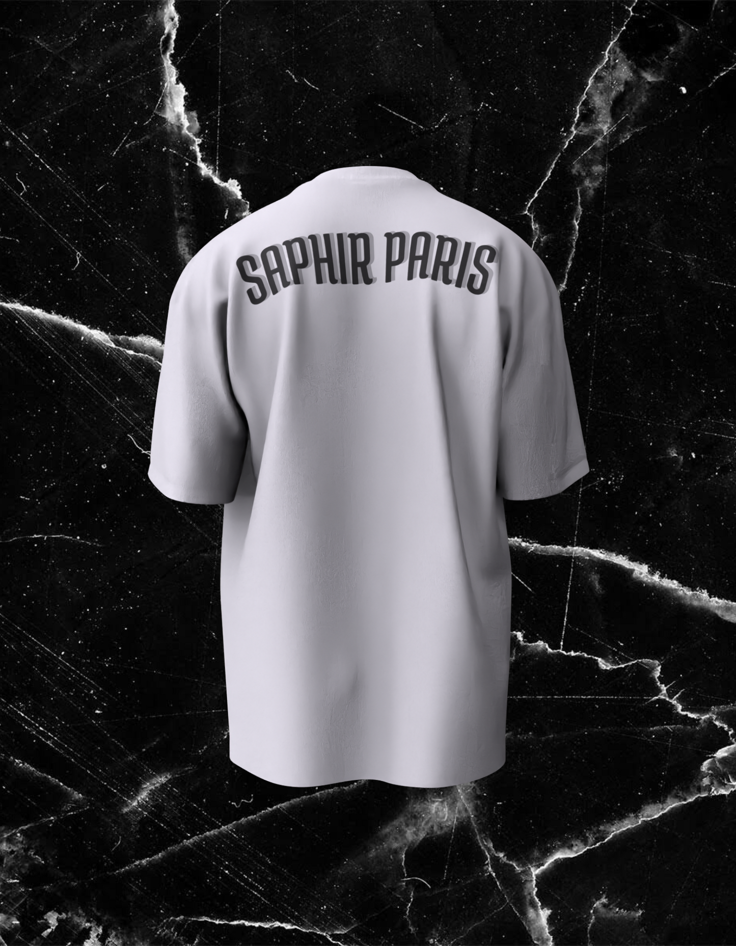 T-SHIRT "CLASSIQUE" SAPHIR PARIS™ BLANC