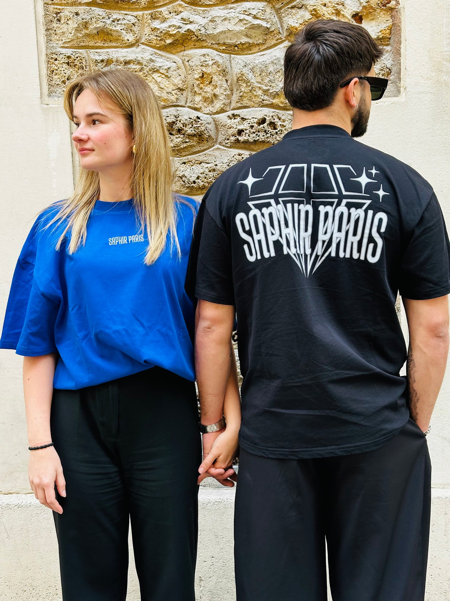T-shirt “L’Éclat Noir” – Saphir Paris™
